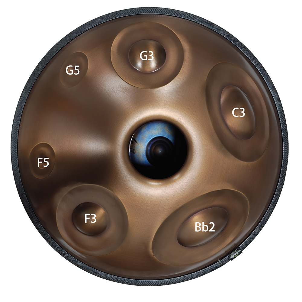 18 Notes Handpan Drum，in D Min - Musical Instrument Types recension och pris
