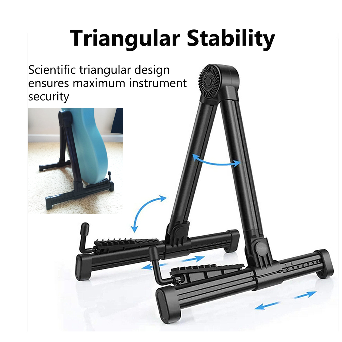Miwayer Foldable Guitar Stand  - Musical Instrument Types recension och pris