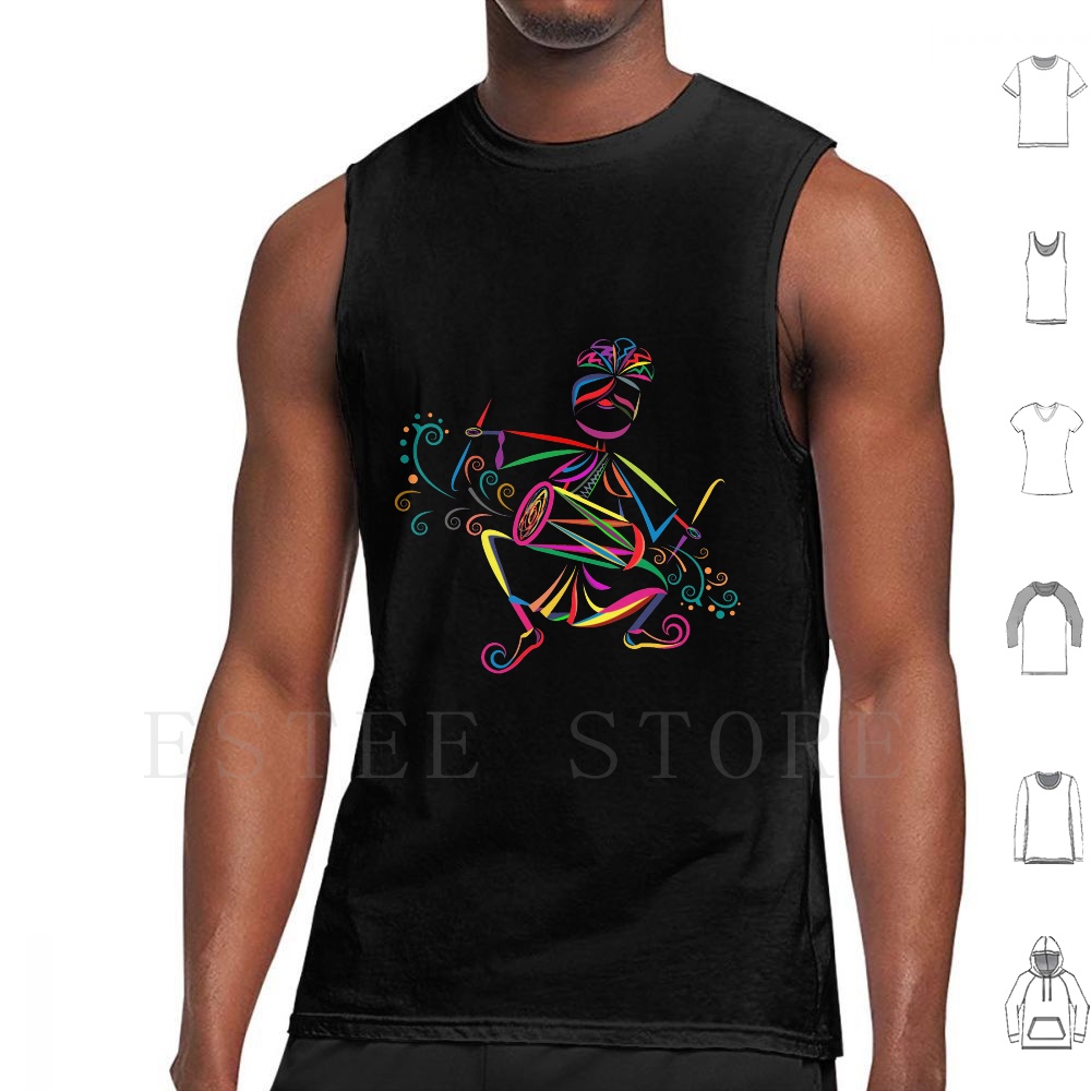 Dhol Player Tank Tops Vest Sle - Musical Instrument In India recension och pris