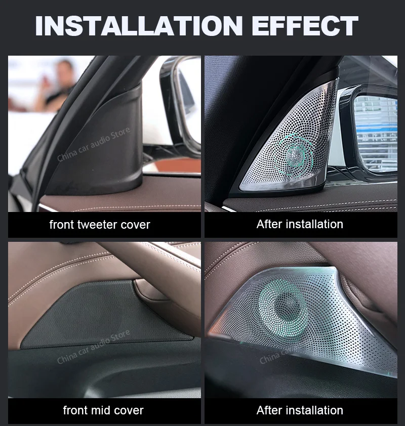 LED Car Speaker Tweeter Cover  - Musical Instrument Trumpet recension och pris