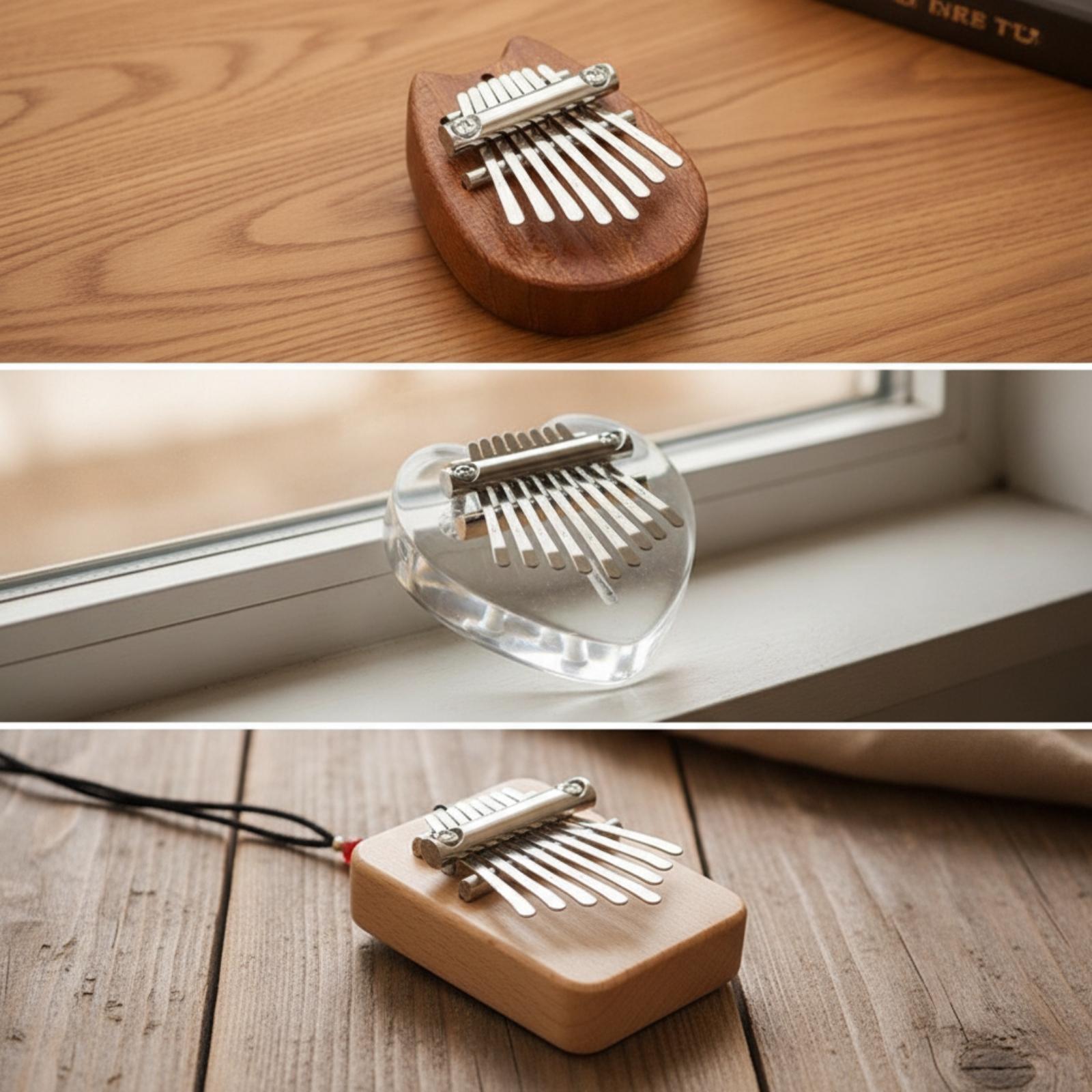 Compact Kalimba Thumb Piano 8  - Musical Instrument For Beginners recension och pris