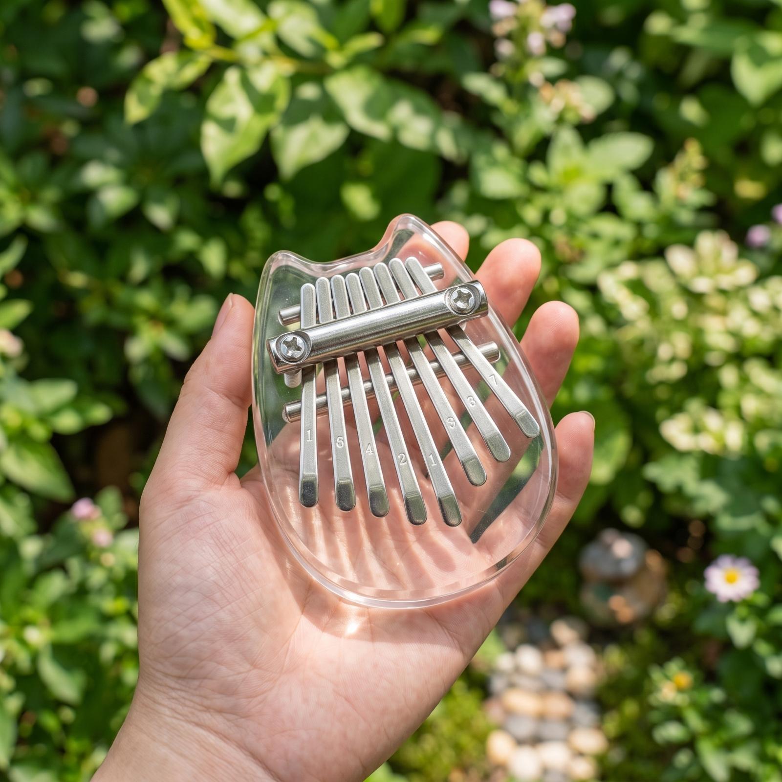 Compact Kalimba Thumb Piano 8  - Musical Instrument For Beginners recension och pris