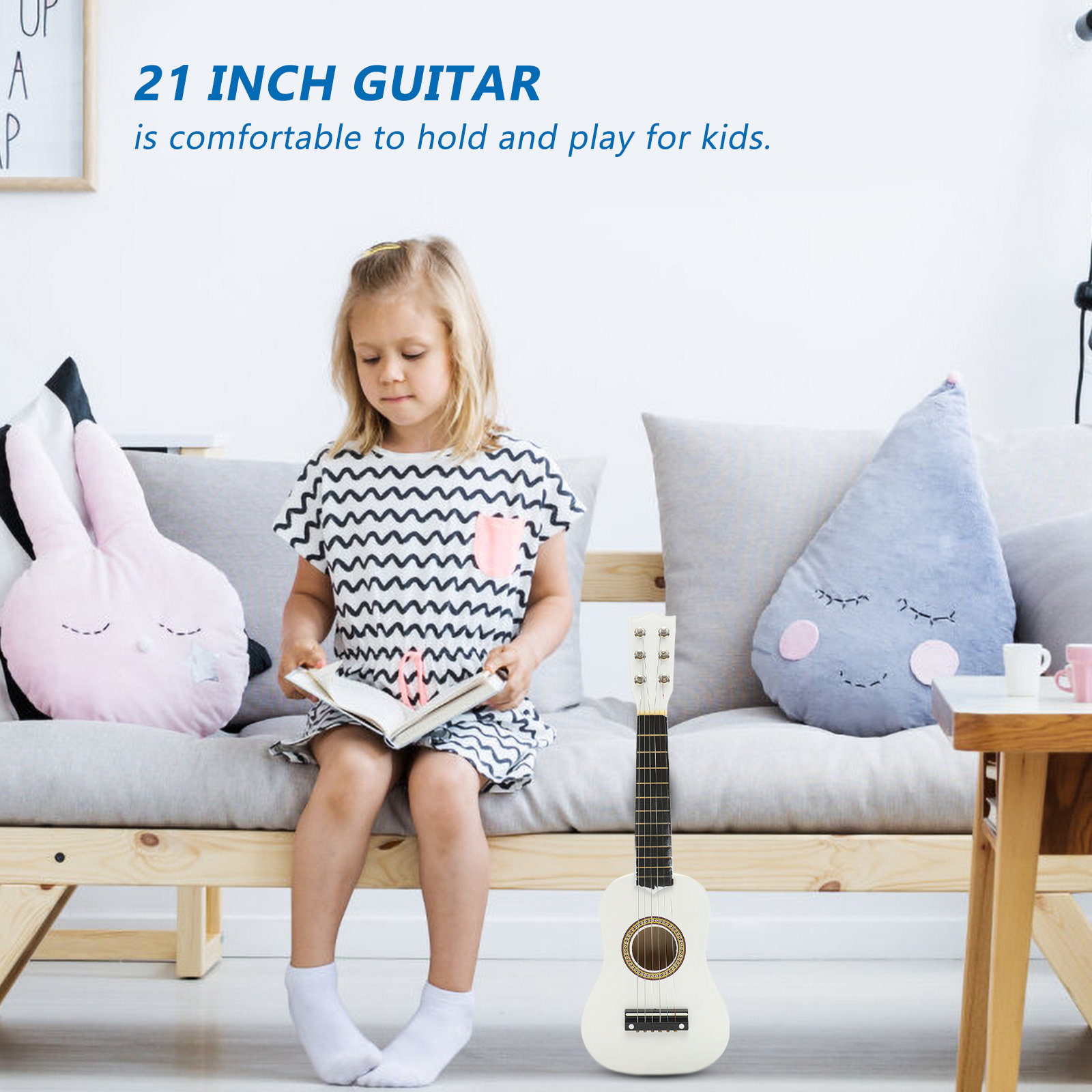 21Inch Acoustic Guitar for Chi - Musical Instrument For Beginners recension och pris