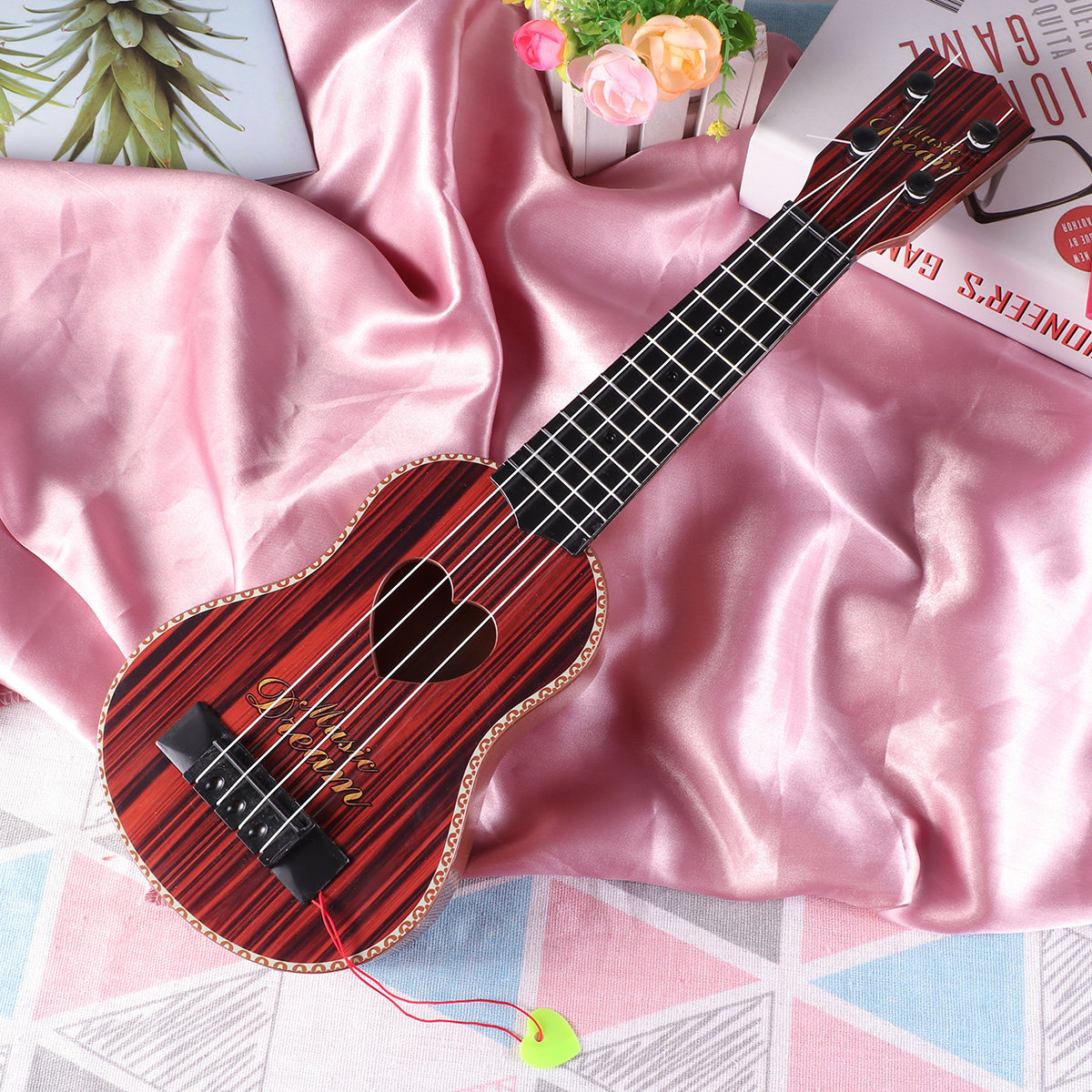 Mini Ukulele 44Cm Brown Clear  - Musical Instrument Harmony recension och pris