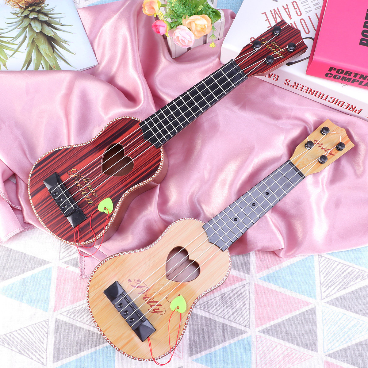 Mini Ukulele 44Cm Brown Clear  - Musical Instrument Harmony recension och pris