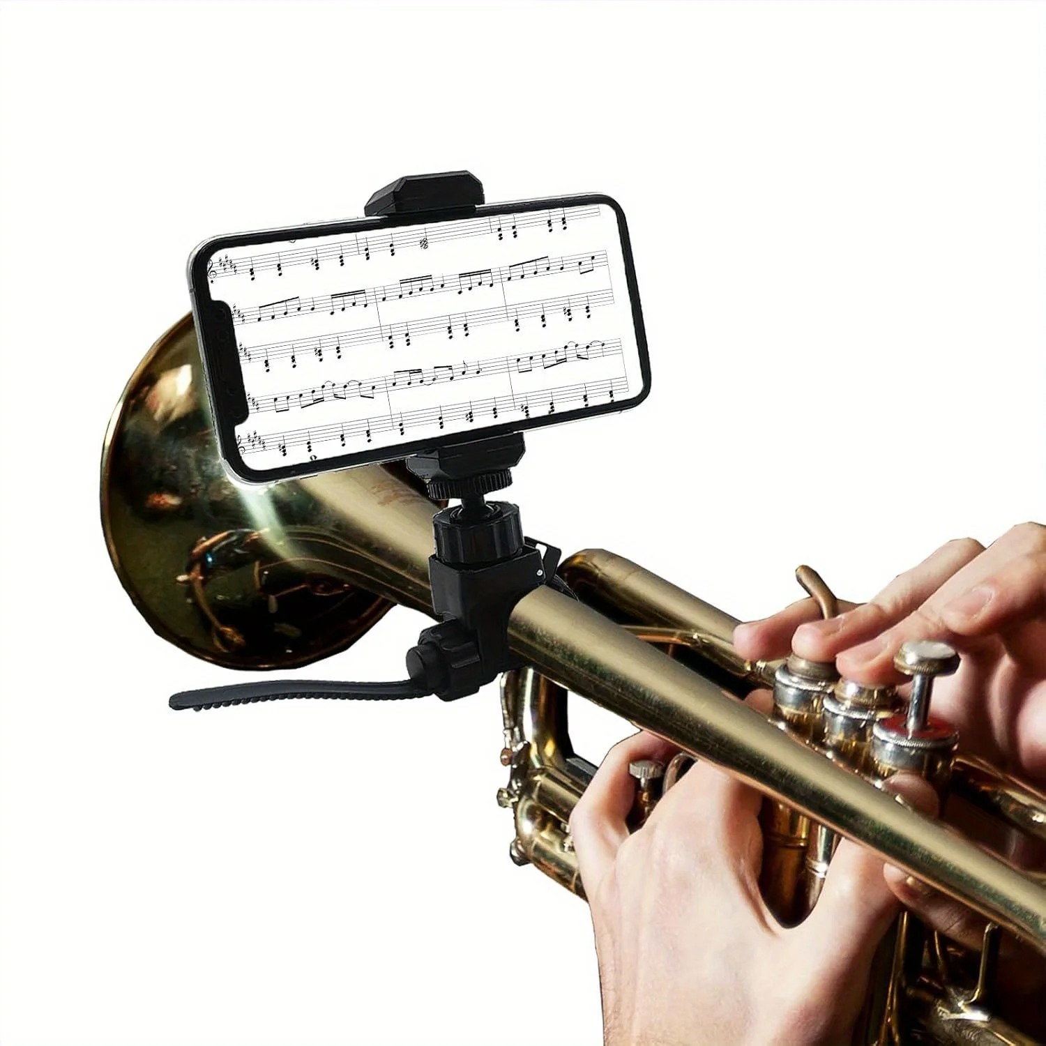 Metal Music Lyre Clip Phone St - Musical Instrument Trumpet recension och pris