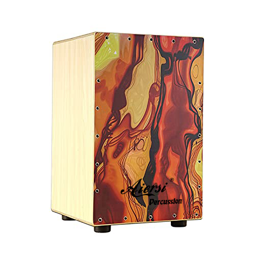 Colour Wood Hand Cajon Box Dru - Musical Instrument For Beginners recension och pris