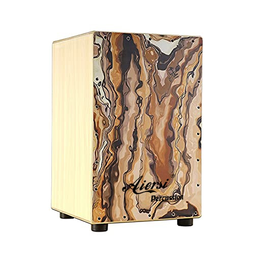 Colour Wood Hand Cajon Box Dru - Musical Instrument For Beginners recension och pris