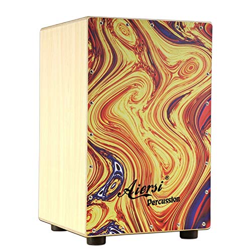 Colour Wood Hand Cajon Box Dru - Musical Instrument For Beginners recension och pris